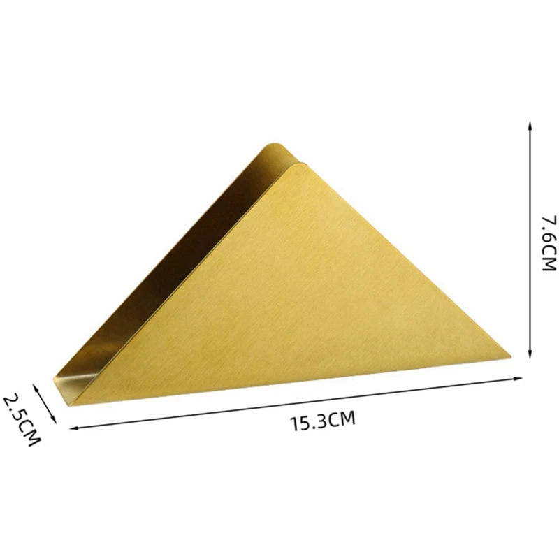Abwr-pemegang serbet emas, serbet kertas Dispenser tisu baja, pemegang serbet vertikal untuk dekorasi meja makan