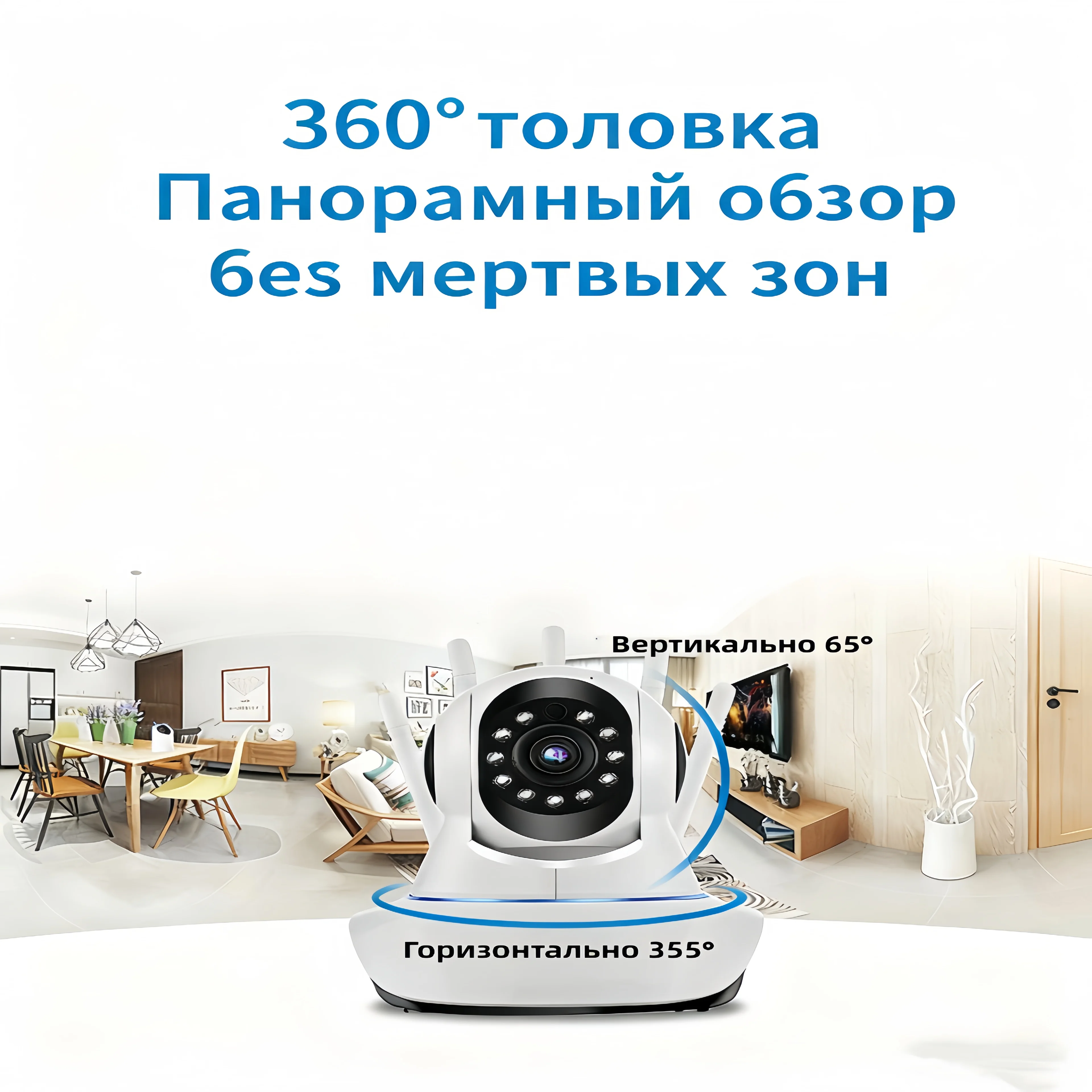 كاميرا أمان داخلية للرؤية الليلية GTQ - توفر مراقبة عالية الوضوح لمنزلك.