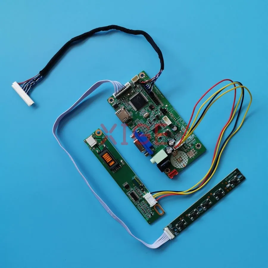 

For QD14XL19 QD14XL07 QD14XL12 QD14XL20 LCD Monitor Controller Drive Board DIY Kit HDMI+VGA 1024x768 LVDS 30-Pin 1-CCFL 1024*768