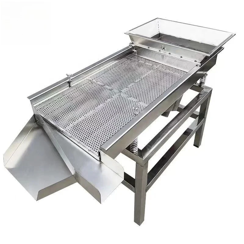 Sand Compost Granule Coffee Beans Linear Double Vibrating Screen Vibrating Screen