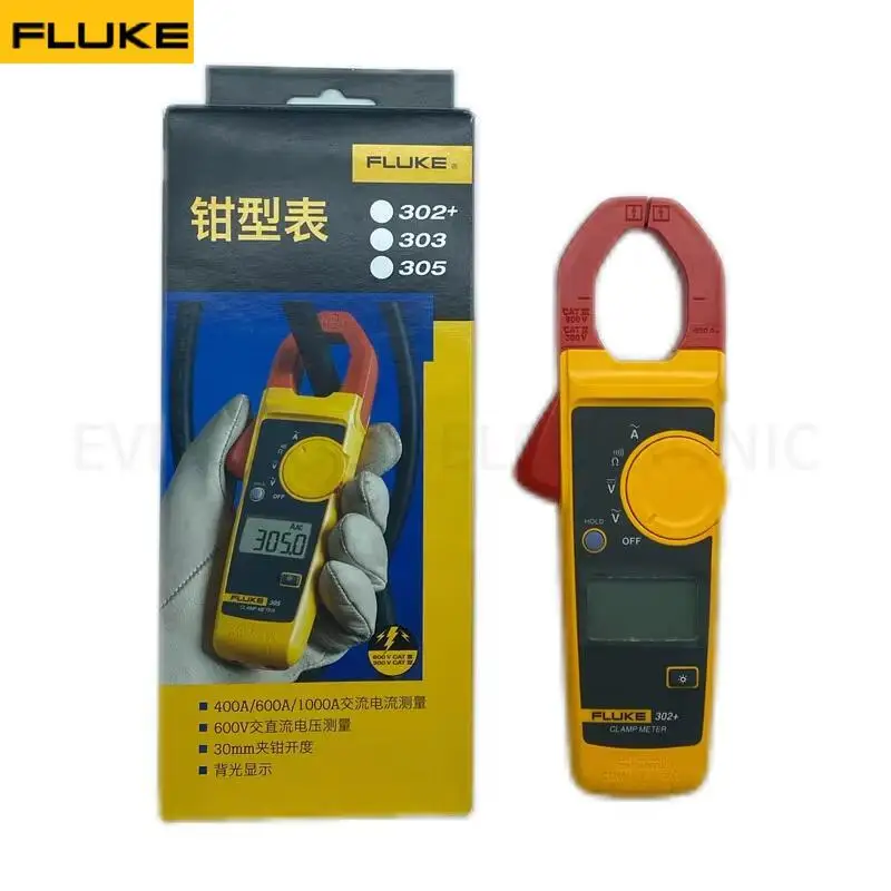 FLUKE-Clamp Meter Clamp Multimeter, 302 + F302 +