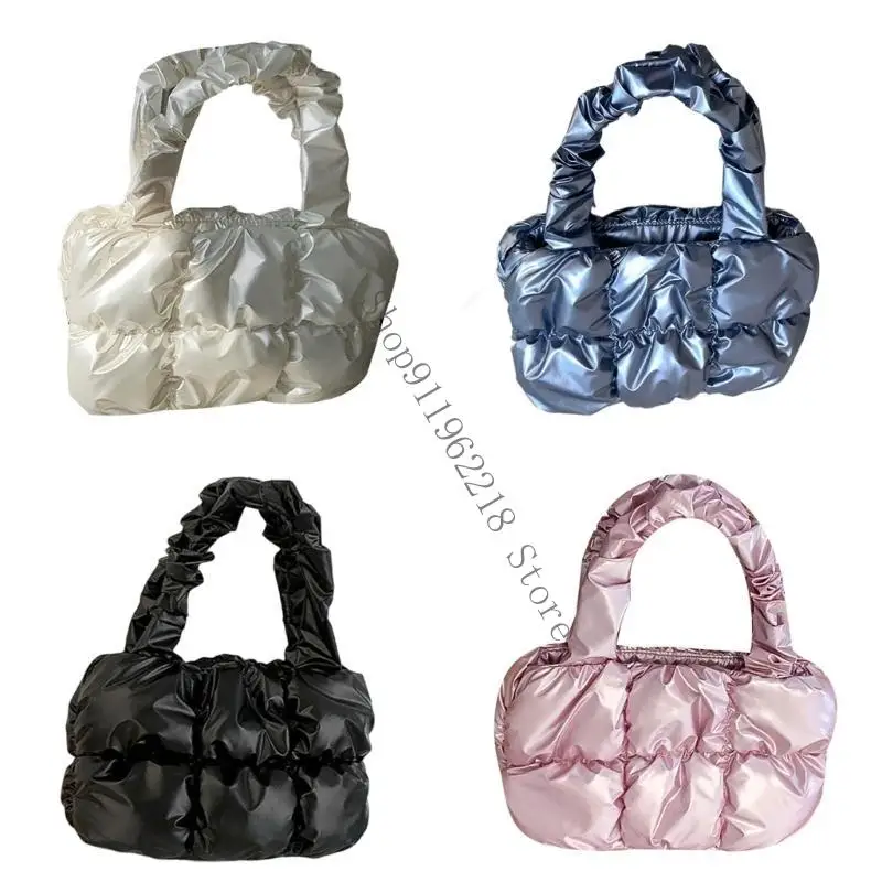 

Solid Color Cloud Bag for Women Fashion Commuting Bag Large Capacity Handbag 066F
