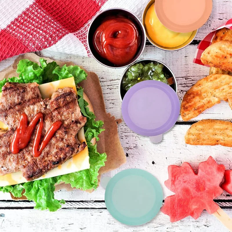 حاوية تزيين السلطة 3 قطع 50 مل حاوية تزيين السلطة للذهاب، حاويات بهار من الفولاذ المقاوم للصدأ