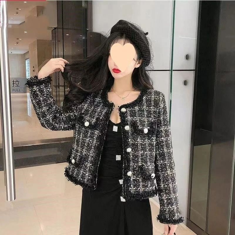 

Высококачественная верхняя одежда в светском стиле для женщин, весна 2026, новая мода, универсальный повседневный короткий утягивающий и стильный топ