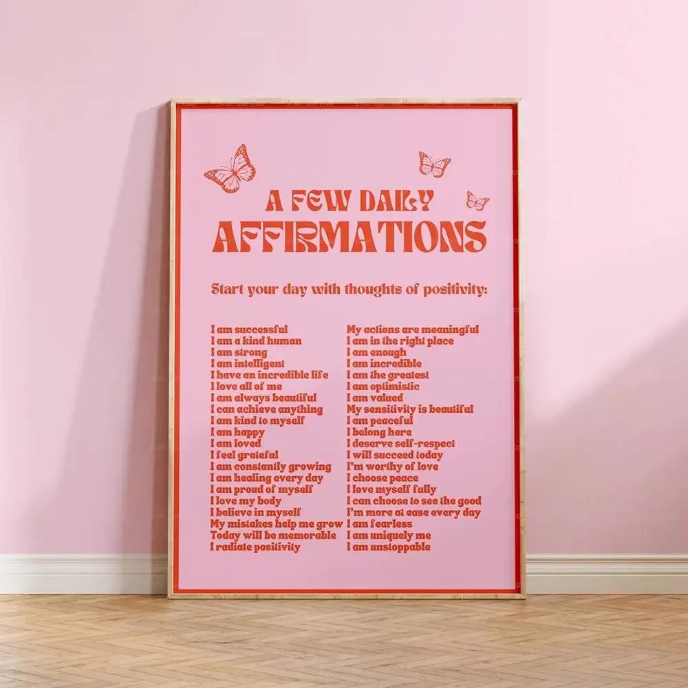 الرجعية تحفيزية إيجابية يقتبس جدار الفن ، طباعة صور لغرفة المعيشة ، النوم ، ديكور المنزل ، الممنوح اليومي ، إلهام #4