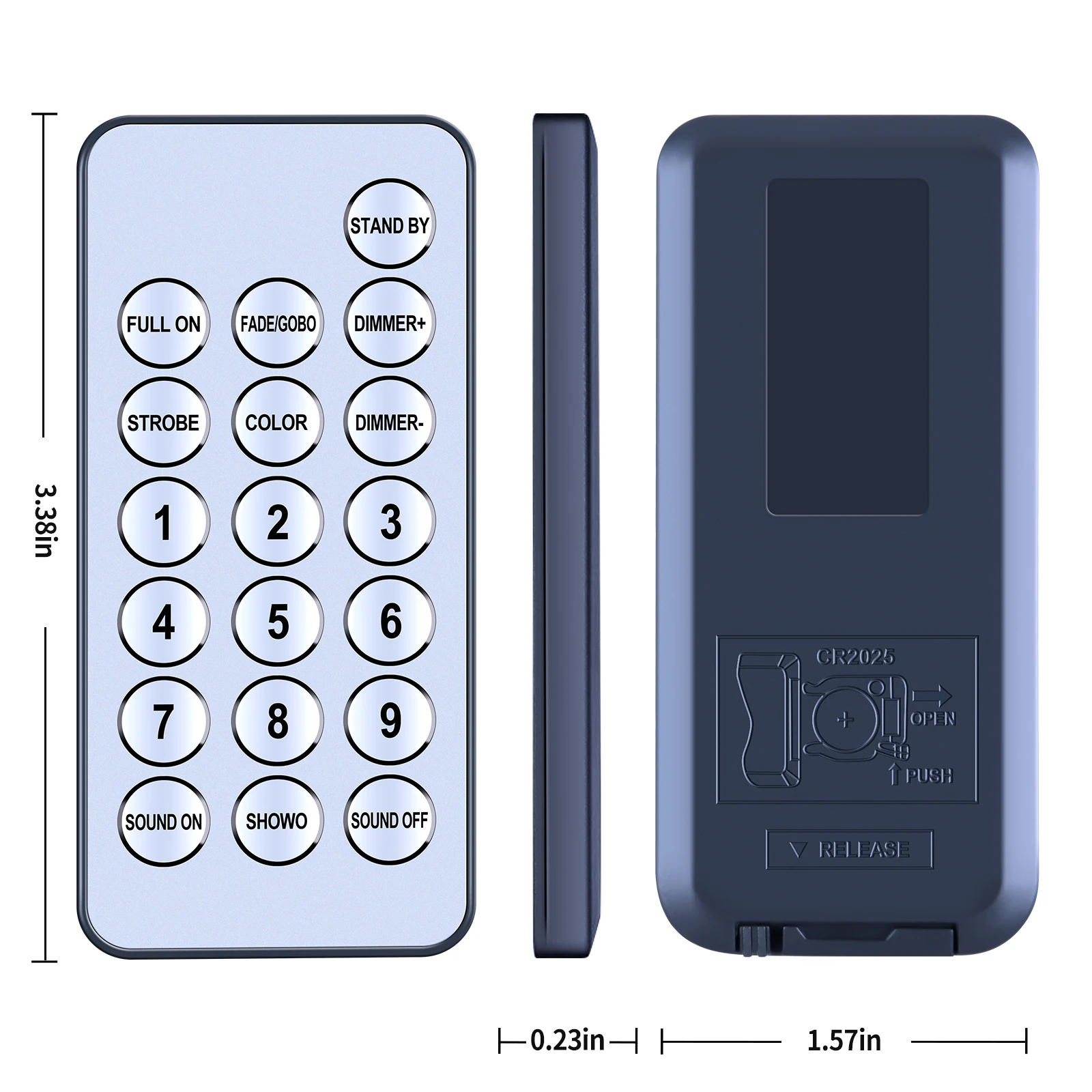 New For ADJ American DJ UC-IR Wireless Remote Control Replacement