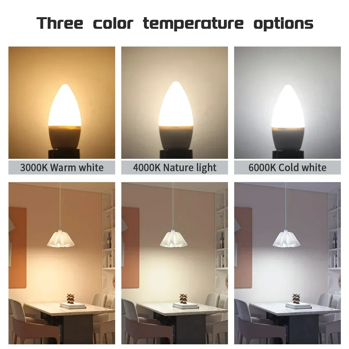 5-Pack E14 7W G45 C37 AC 220V 110V 120V LED Light Bulb  Eco-Friendly Mini Lamp Non-Flicker 3000K 4000K 6000K Bulb