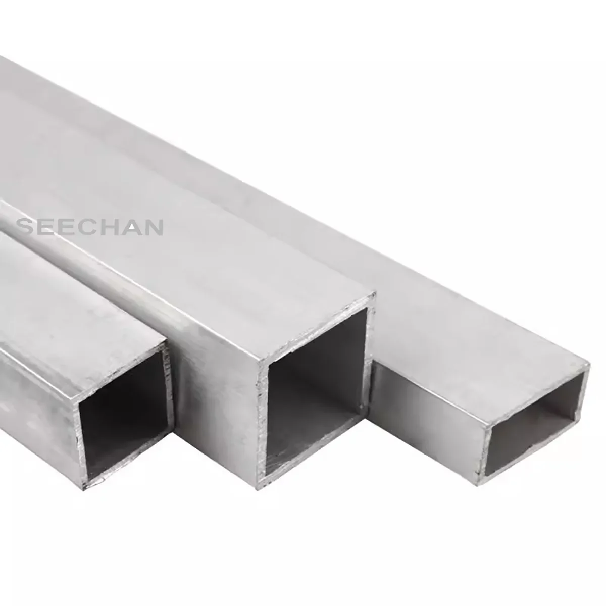 Square Rectangle Metal Aluminium AL Tube Pipe Length 100 150 200 500mm DIY Material for Model Part Accessories DIY Car Frame