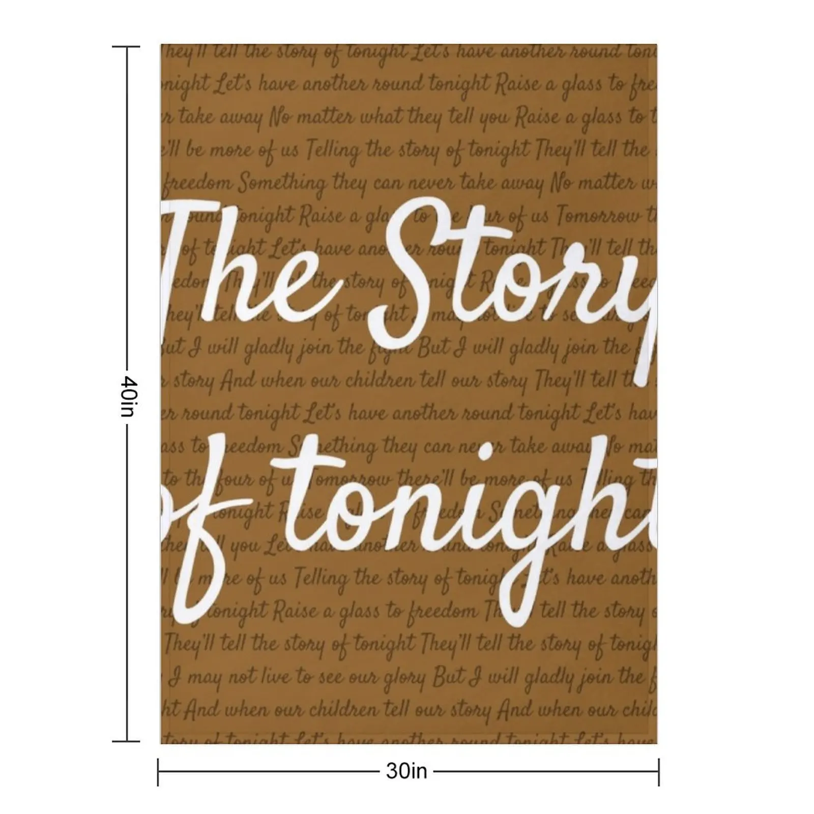 The Story of Tonight Throw Blanket Designers blankets ands blankets and throws Luxury Blankets
