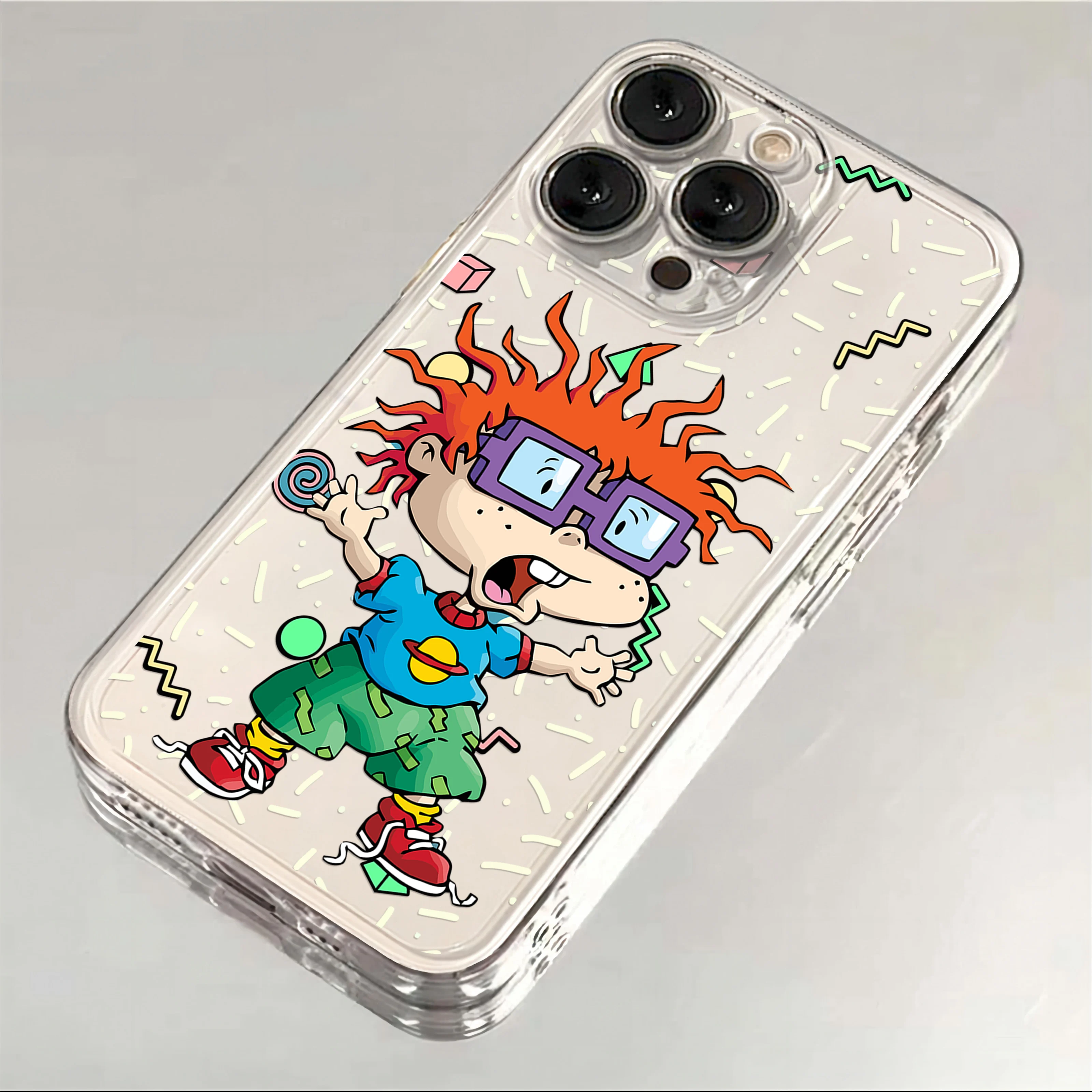 Cartoon Funny Phone Case For r-rugrats Samsung S24 S23 S22 S21 S20 S10 FE Note20 Note10 Plus Ultra Lite 5G Clear Soft TPU Cover