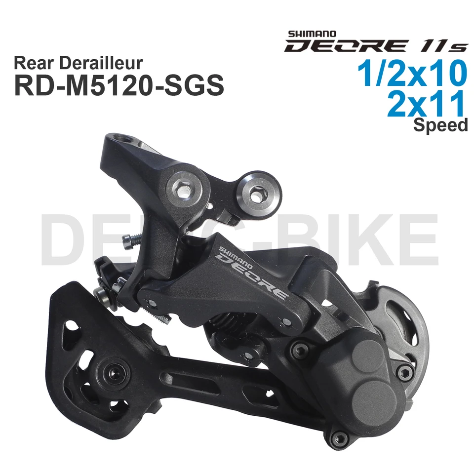未使用 SHIMANO DEORE CS-M4100 RD-M4120-SGS SHIMANO DEORE M4120 2x10v/11v Groupset SL-M4100 Shifter and RD