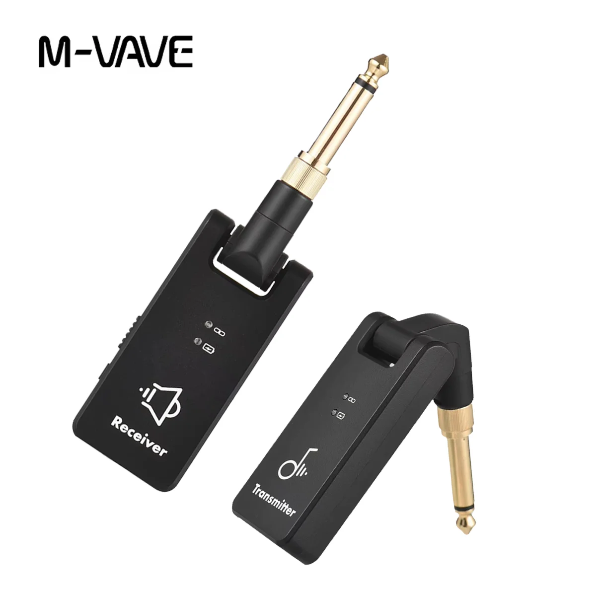 

M-VAVE WP-8 Wireless Audio System, Built-in Battery Transmitter Receiver Suitable for String Instrument Playing