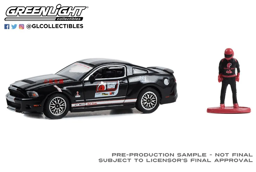 

Greenlight 1:64 2010 Shelby GT500 # 68-OPTIMA Ultimate Street Car & Racer 97150-E Коллекция игрушек Подарочная модель настенная подвеска