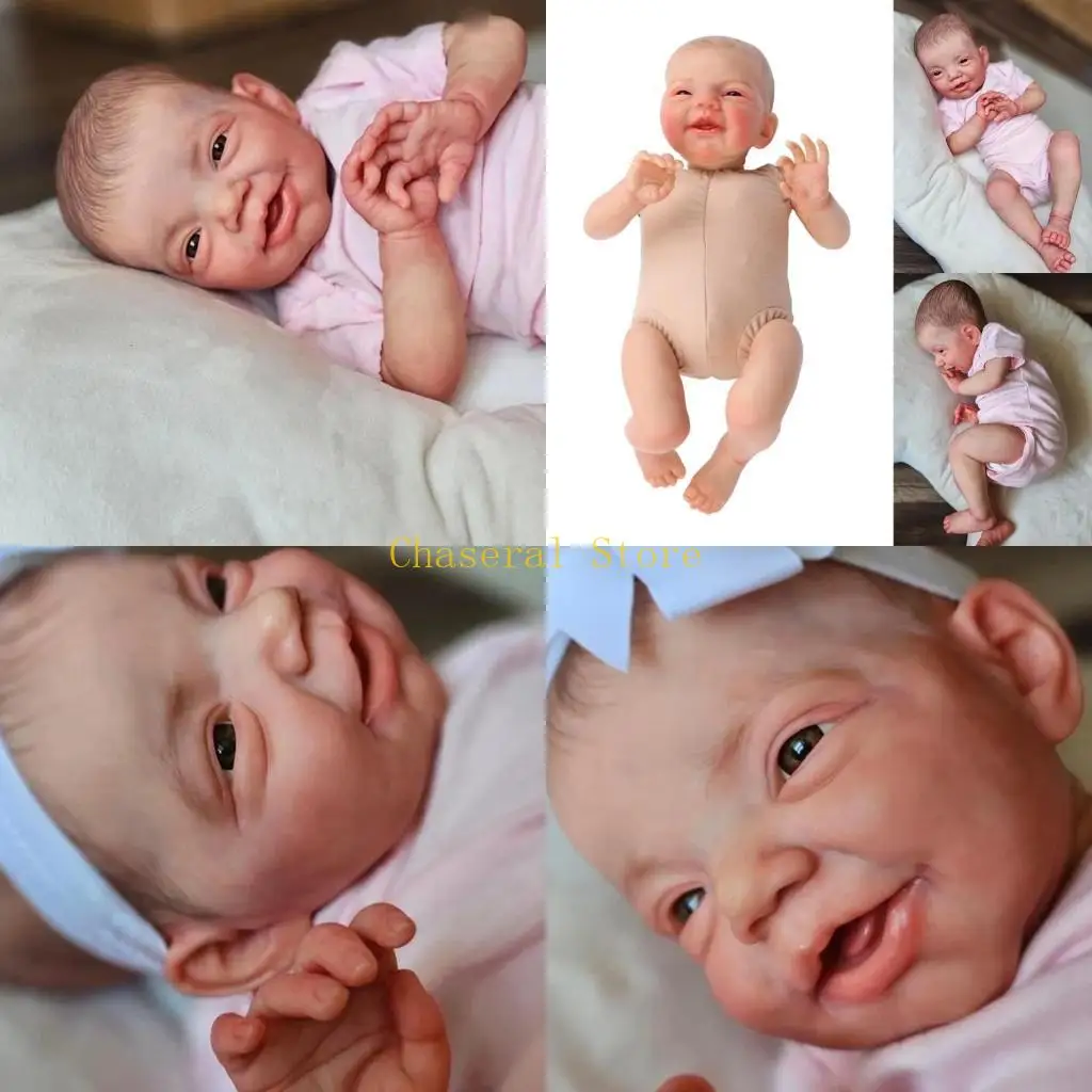 

E7CE 19-дюймовая кукла-симулятор, реалистичная кукла с движущимися руками и ногами, игрушка-компаньон для ребенка