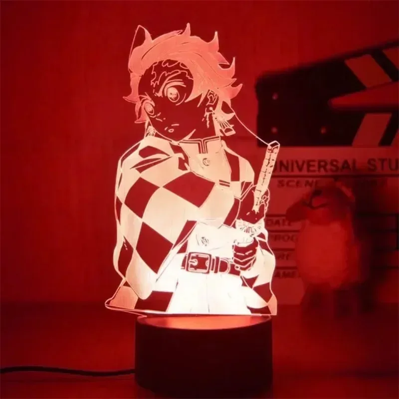 

Demon Slayer Anime 3D Table Lamp Kimetsu No Yaiba Kamado Tanjirou Nezuko Zenitsu Kyoujurou Children Toys LED Night Light Gift