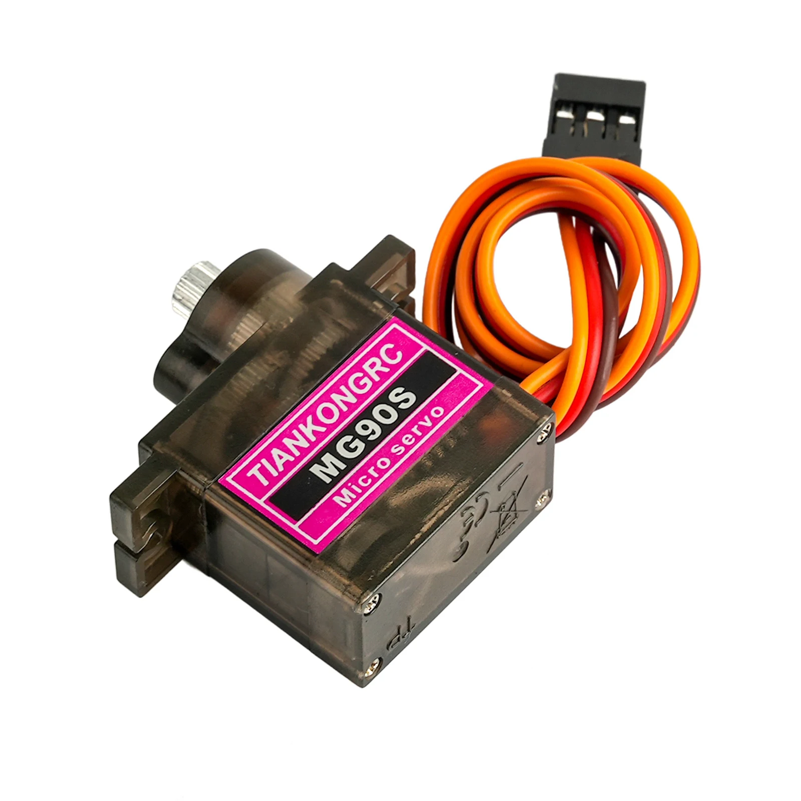 Micro Servo Digital de engranaje totalmente metálico MG90S, 9g, funciones de potencia de 180/270/360 grados, Motor cepillado, Mini Servo para piezas de Dron de avión RC