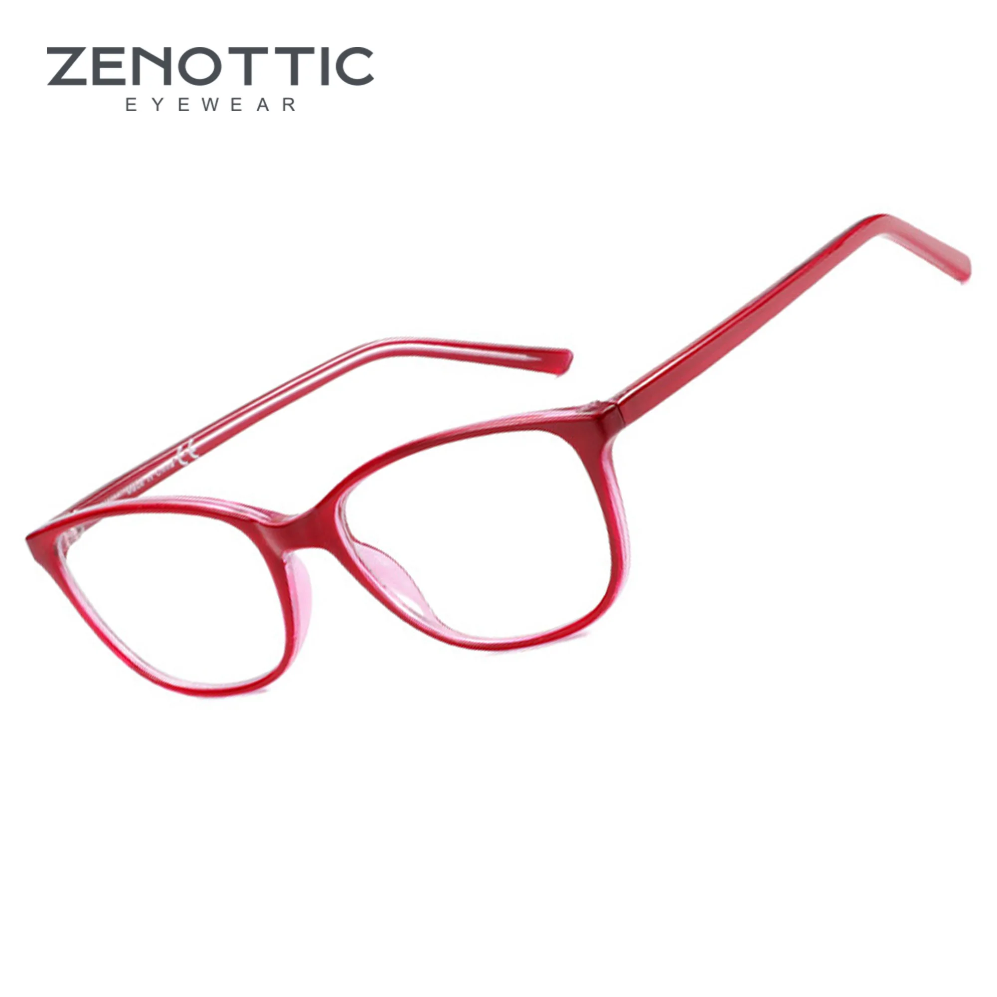 

ZENOTTIC 2024 Anti Blue Light Blocking Glasses Computer Gaming/TV/Phones Square Eyewear for Women Men Anti Eyestrain & UV Glare