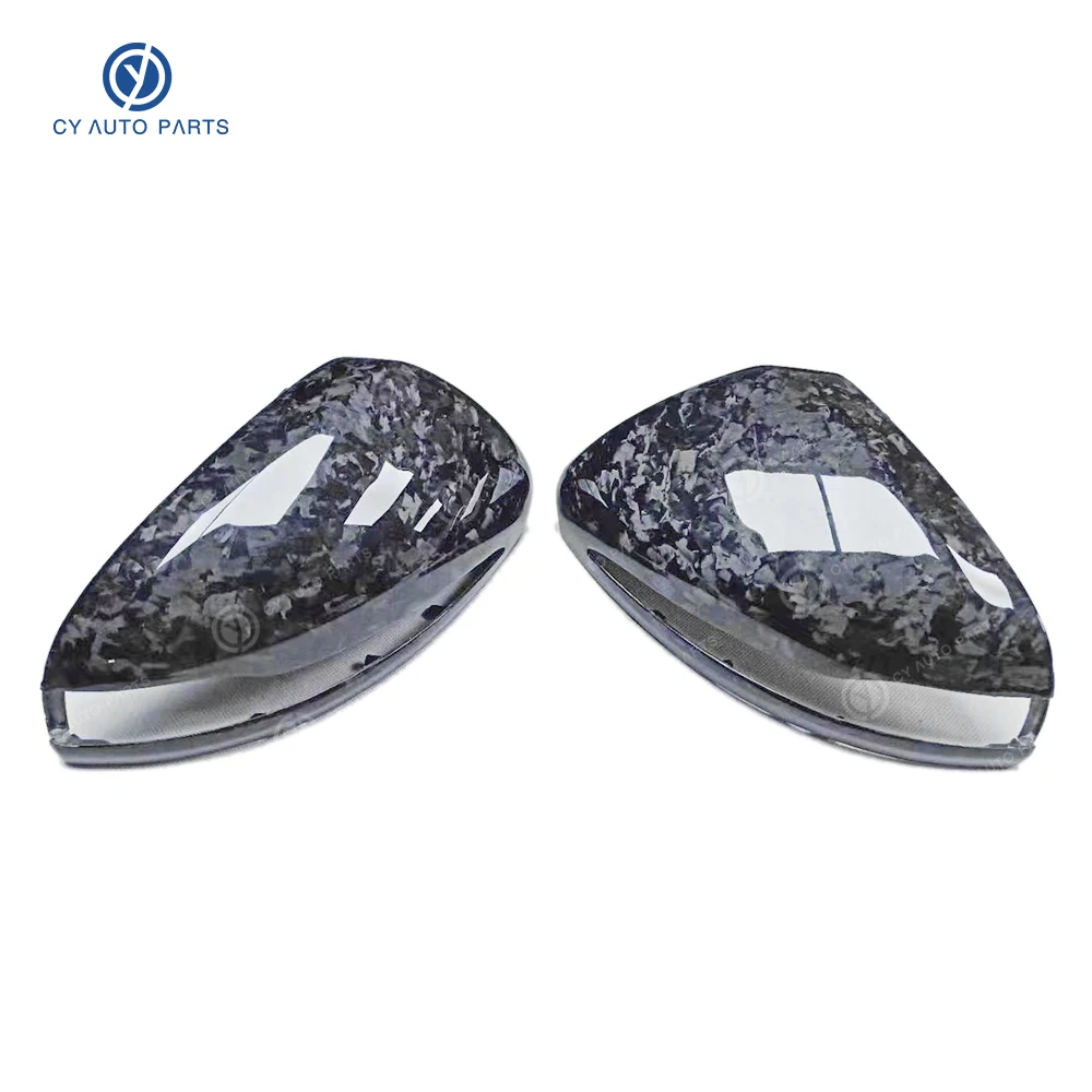 For Mercedes-Benz C-class W205 E-class W213 GLC-class X253 S-class W222 Carbon Fiber  Rearview Mirror Cover Forging grain trim