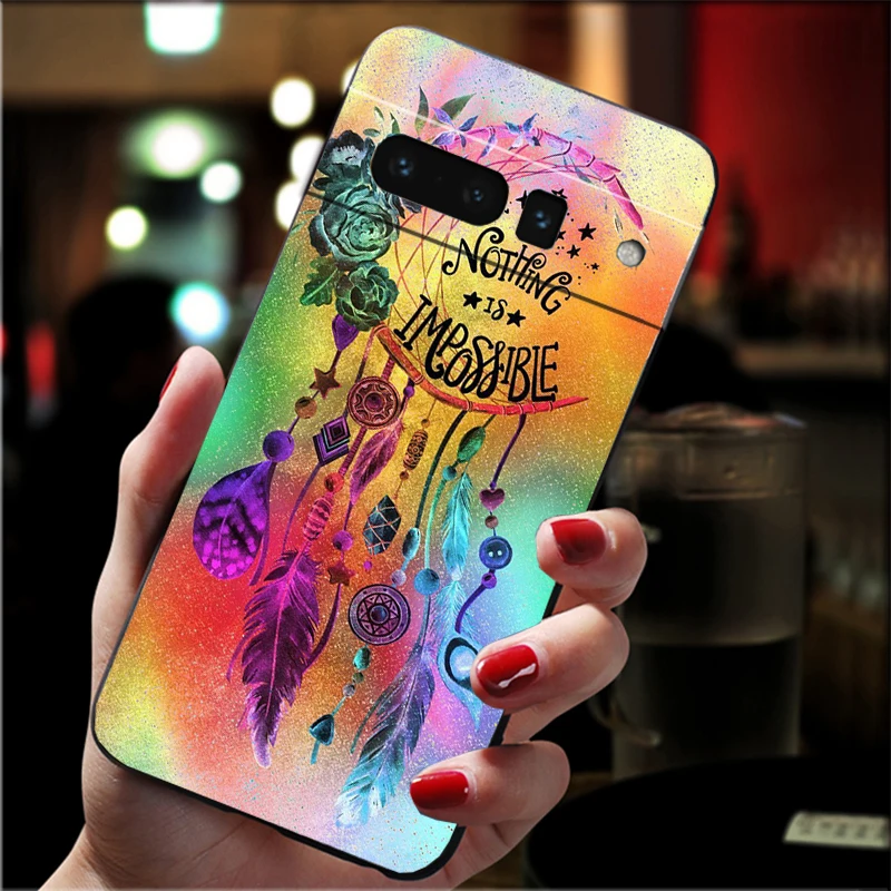 Phone Case for Google Pixel 9 Pro XL 9 8 7 Pro 8A 7A 7 6A 6 Pro Pixel 4 3 XL 5 6 4A Dream Catcher Dreamcatcher Case