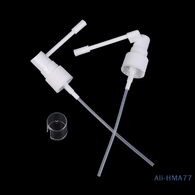 18/20 White Plastic Nasal Oral Spray Bottle Head Nozzle 360 Degree Rotating Elephant Trunk Mist Sprayer For Bottle