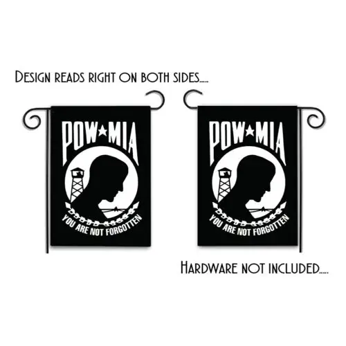 POW-MIA Prisoner of War Flag Design 12x18 Inch Garden Apartment Flag