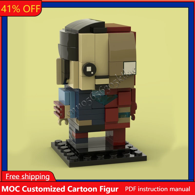 

120Pcs MOC Movie Characters Collect Series Tony Brickheadzes Model DIY Creative Puzzles Birthday Cartoon Anim Figures Toys Gifts