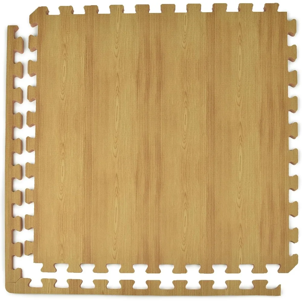 

Greatmats Wood Grain Foam Tiles Reversible 1/2 in. x 2x2 Ft. 15 Pack