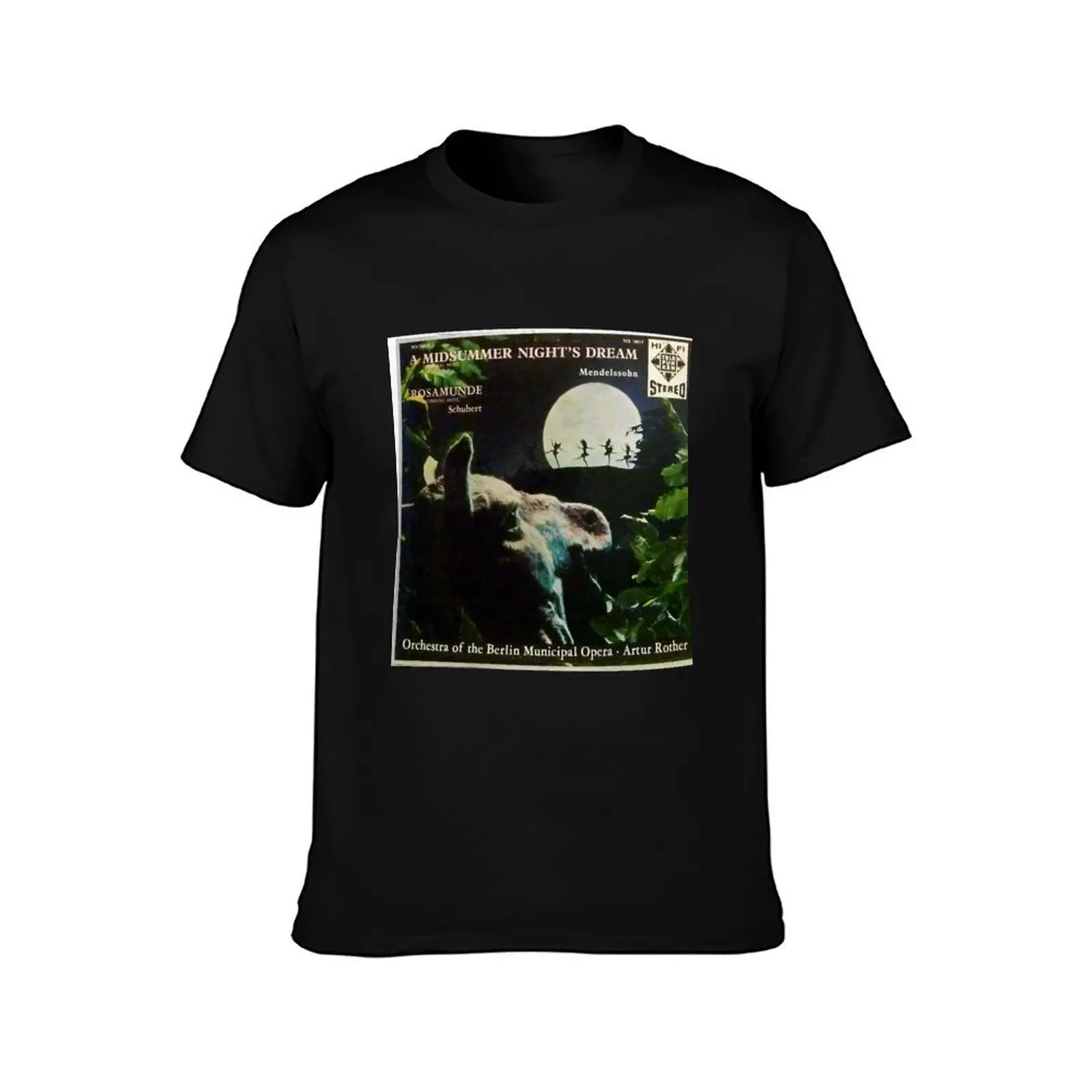 A Midsummer Night's Dream, Mendelssohn, Schubert, Opera, Shakespeare, Berlin T-Shirt, Summer Casual Cotton Tee, Unisex Men Women
