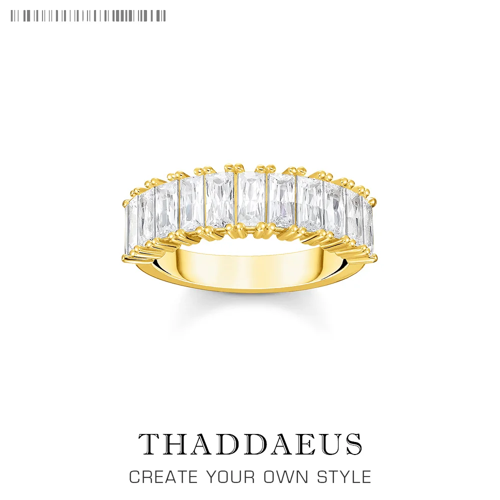 

Ring Classic Design White Stone Europe Fine Jewelry For Women Brand New Real 925 Sterling Silver Gift