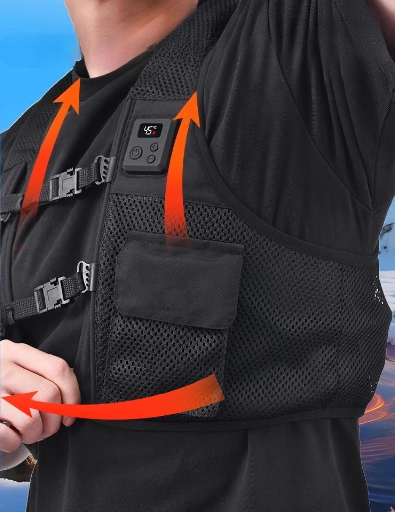 Semiconductor Refrigeration Cooling Dual purpose Air Conditioning Clothing Intelligent Temperature Control  Wearing Vest