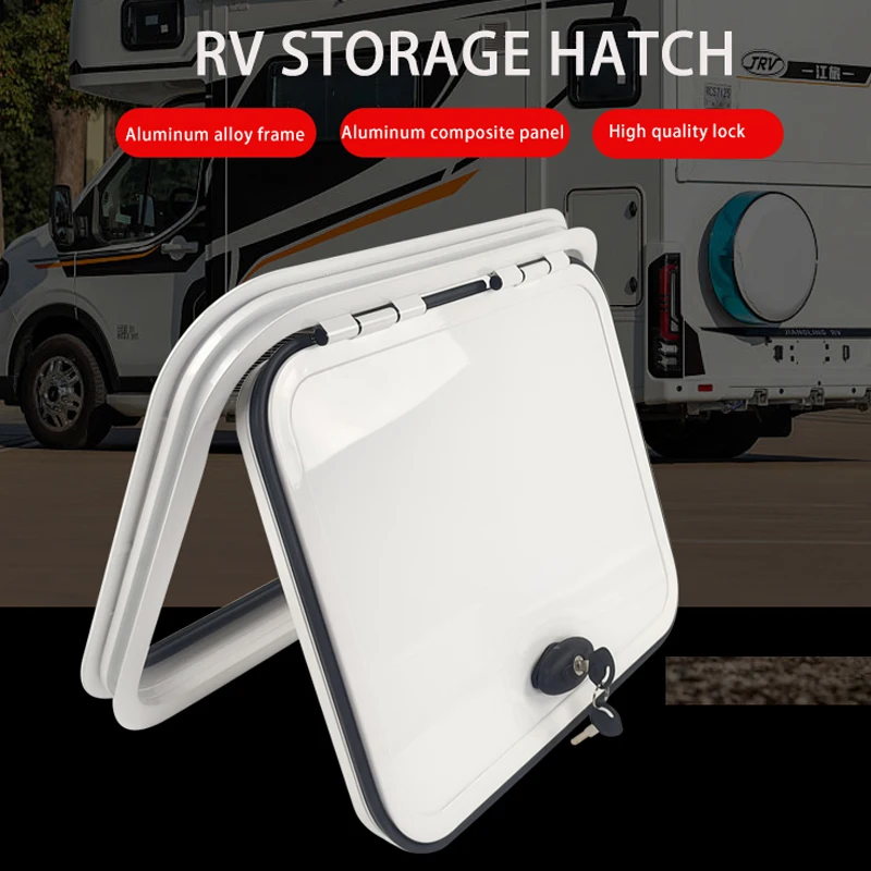 RV Luggage Hatch Door RV Dedicated Compartment Door  Supports Size Customization Hatch view 2