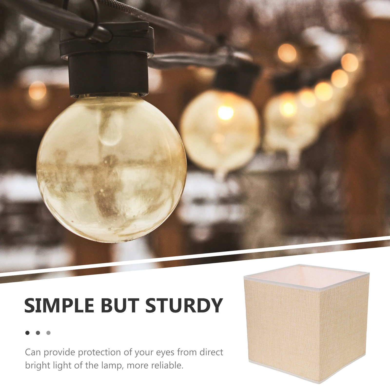 

Linen Lamp Shade Natural Fabric Light Cover For Bedroom Floor Lampshade Simple Style Decor Replacement Household Modern Ceiling
