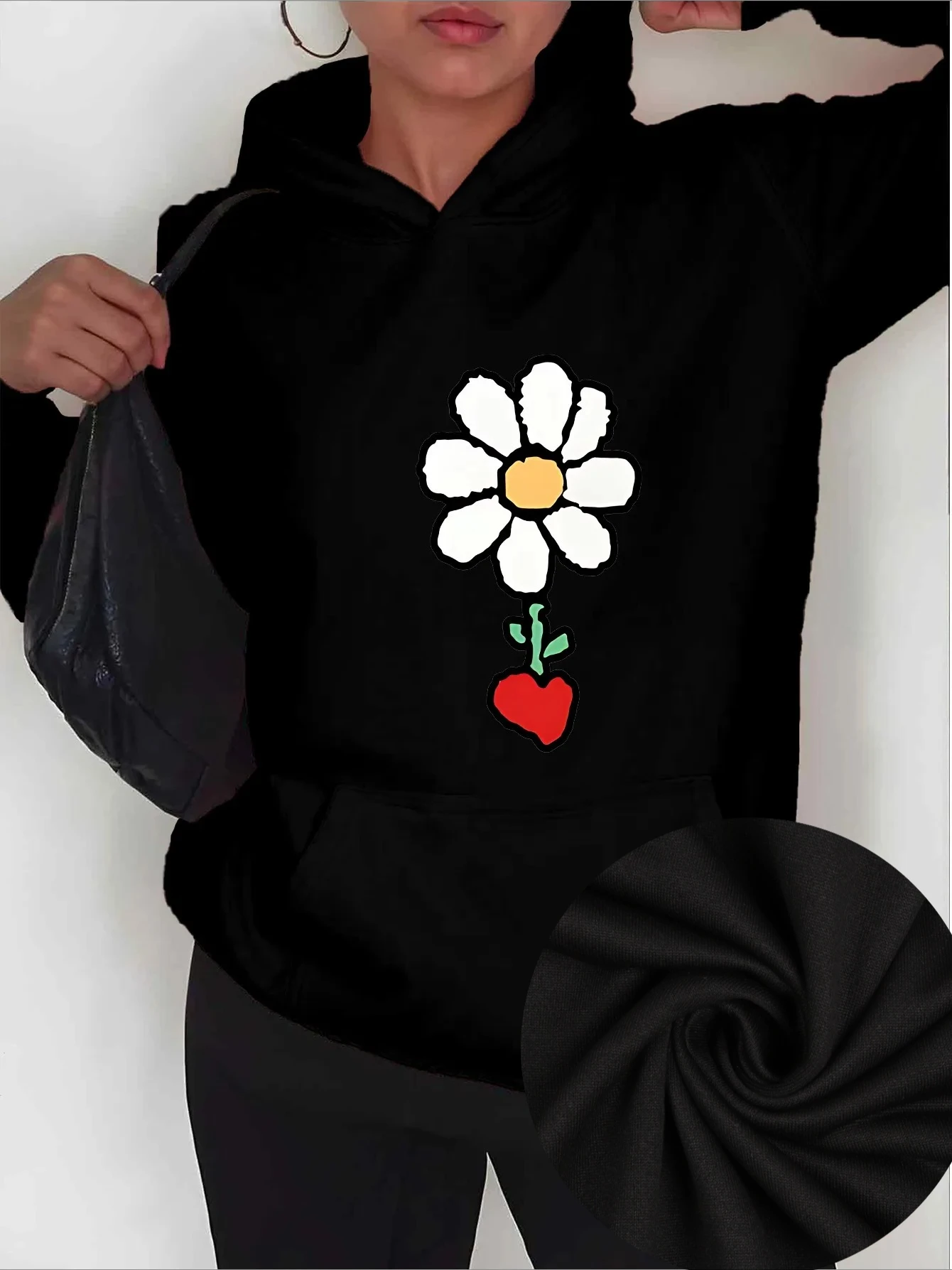 

Мужской и женский топ с принтом больших размеров, свободный повседневный, мягкий, удобный и дышащий, свободный пуловер с капюшоном для занятий спортом на открытом воздухе