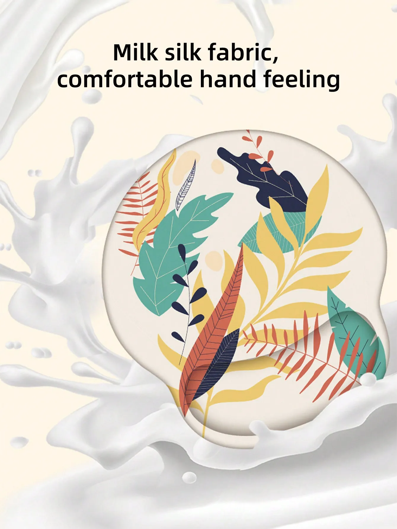 Mouse Pad Wrist Support Comfortable Memory Foam Ergonomic Desktop Mat For Laptop Pain Relief Mousepad With Non-Slip Base