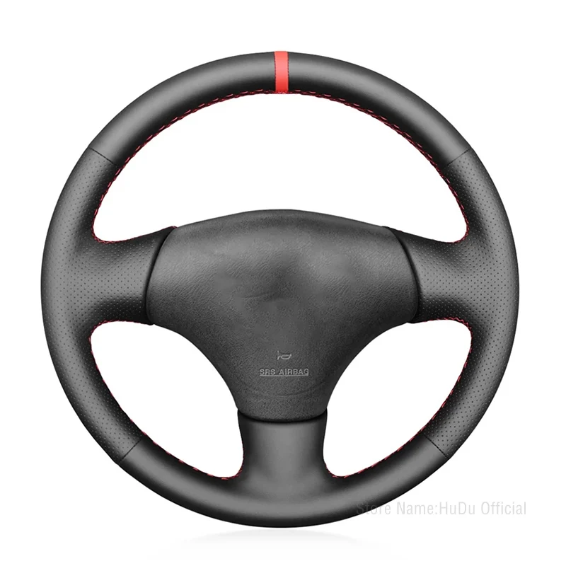

Black Alcantara Leather Red Marker For Mazda MX-5 MX5 Miata NB 1998-2005 RX-7 RX7 Hand sewn Car Steering Wheel Cover Interior
