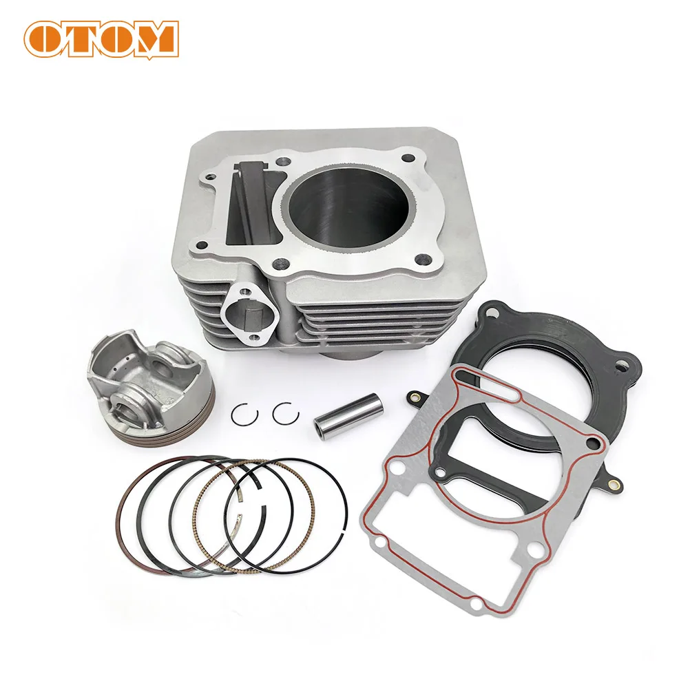 Motorcycle 74MM Air-Cooled Cylinder Set Piston Ring and Gasket Kit For ZONGSHEN ZS172FMM-3 CB250-F Engine 250CC Upgraded 300CC