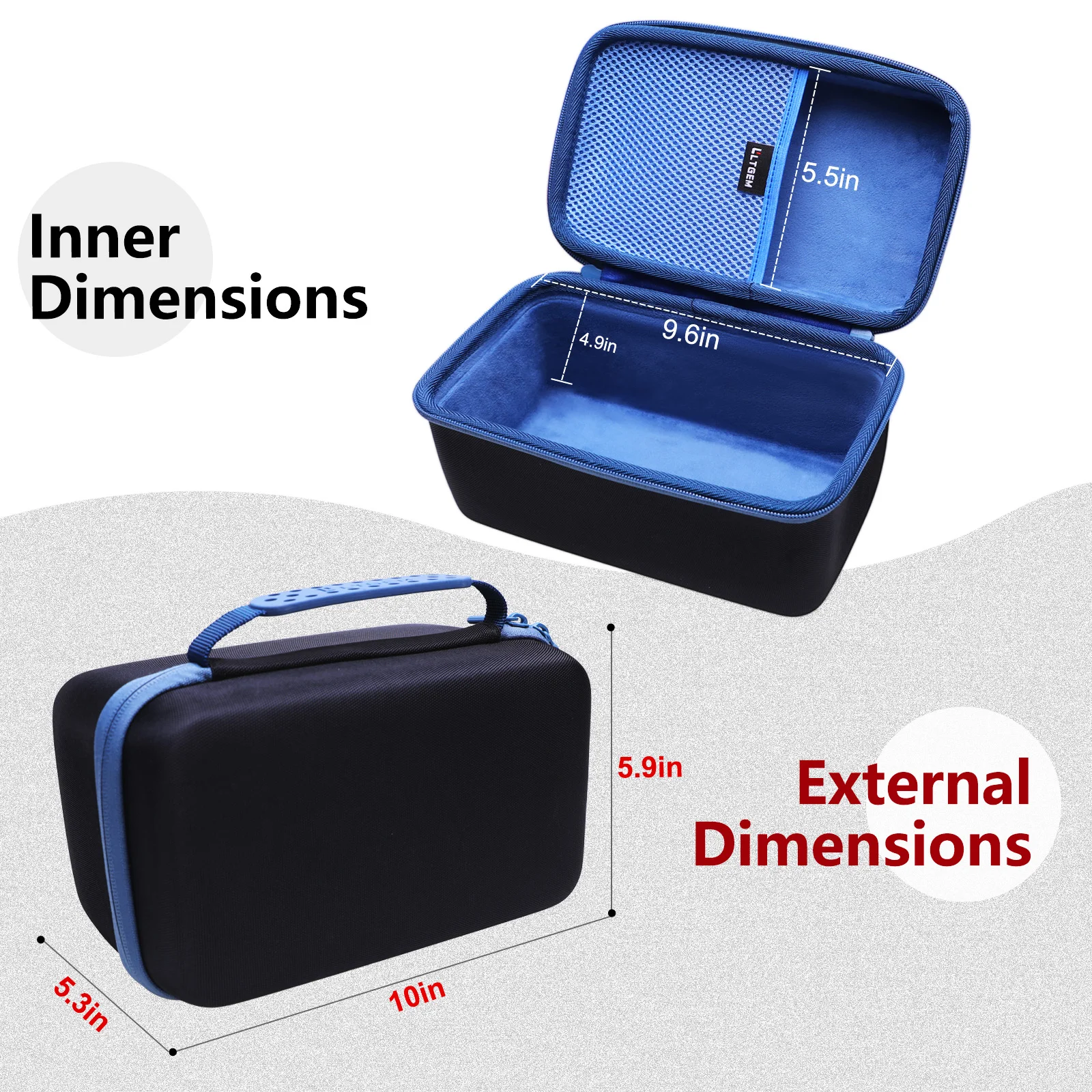 LTGEM Hard Case for Drill Doctor DD750X 750X/DD350X/DD500X/X2 Drill Bit Sharpener - Travel Protective Carrying Bag,(Only Case)