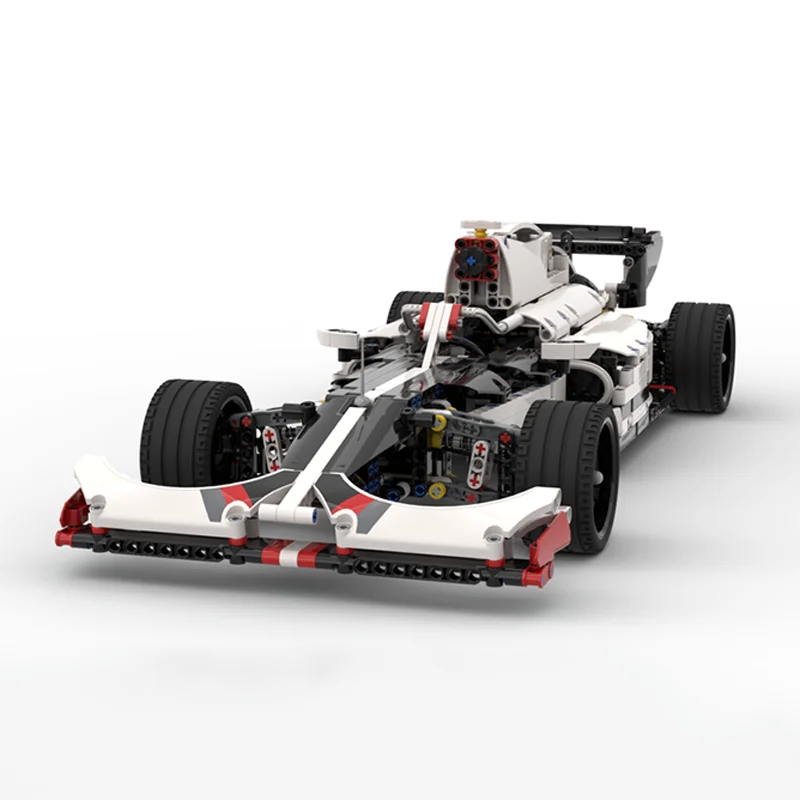 

1236 шт. MOC 2019 Formula 1 F1 автомобиль 42096 B модель гоночного автомобиля DIY модель строительные блоки подарок на день рождения