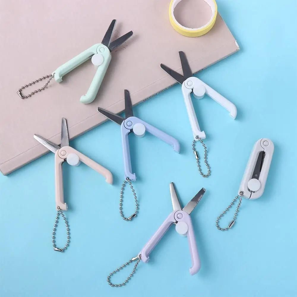 Supplies Stationery Cutting Tools Hand Scissors Folding Design Folding Scissors Scissors Adjustable Stainless Steel Scissors