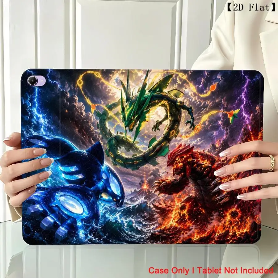 Love Pokemons With Pencil Holder Case for Xiaomi Pad 5 6 7 8 Pro Redmi Pad SE K Pad 8.8 9.7 12.4 Inch Pad 6s Pro 7 Ultra
