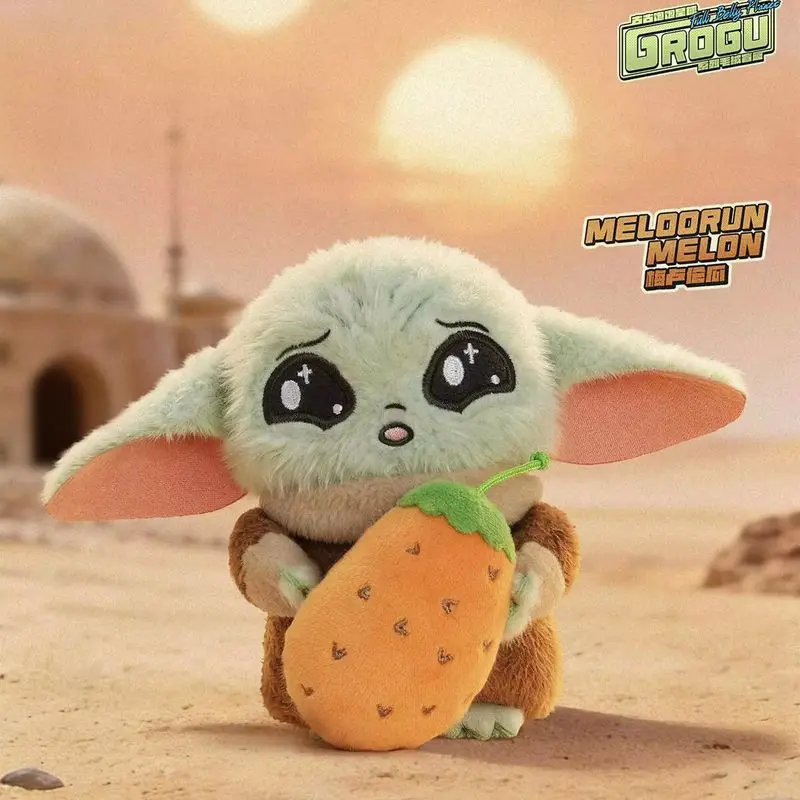 Original 52toys Grogu Foodies Series Cute Collectible Plush Blind Box Star Wars Yoda Baby Bag Pendant Birthday Gift Customized