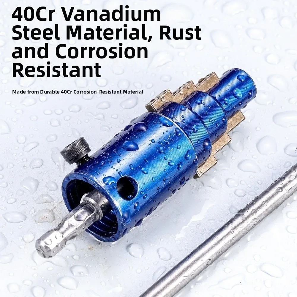 3IN1 Design Faucet Angle Valve Screw Extractor Universal Electric Drill Broken Bolt Remover Electric Manual Connecting Rod