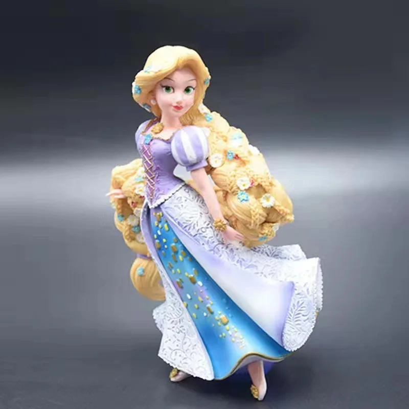 جديد الجليد الأميرة إلسا آنا الشعر الطويل دمية على شكل أميرة تحصيل تمثال ديكور المنزل نسخة التجارة عبر الحدود لعبة الشكل #4