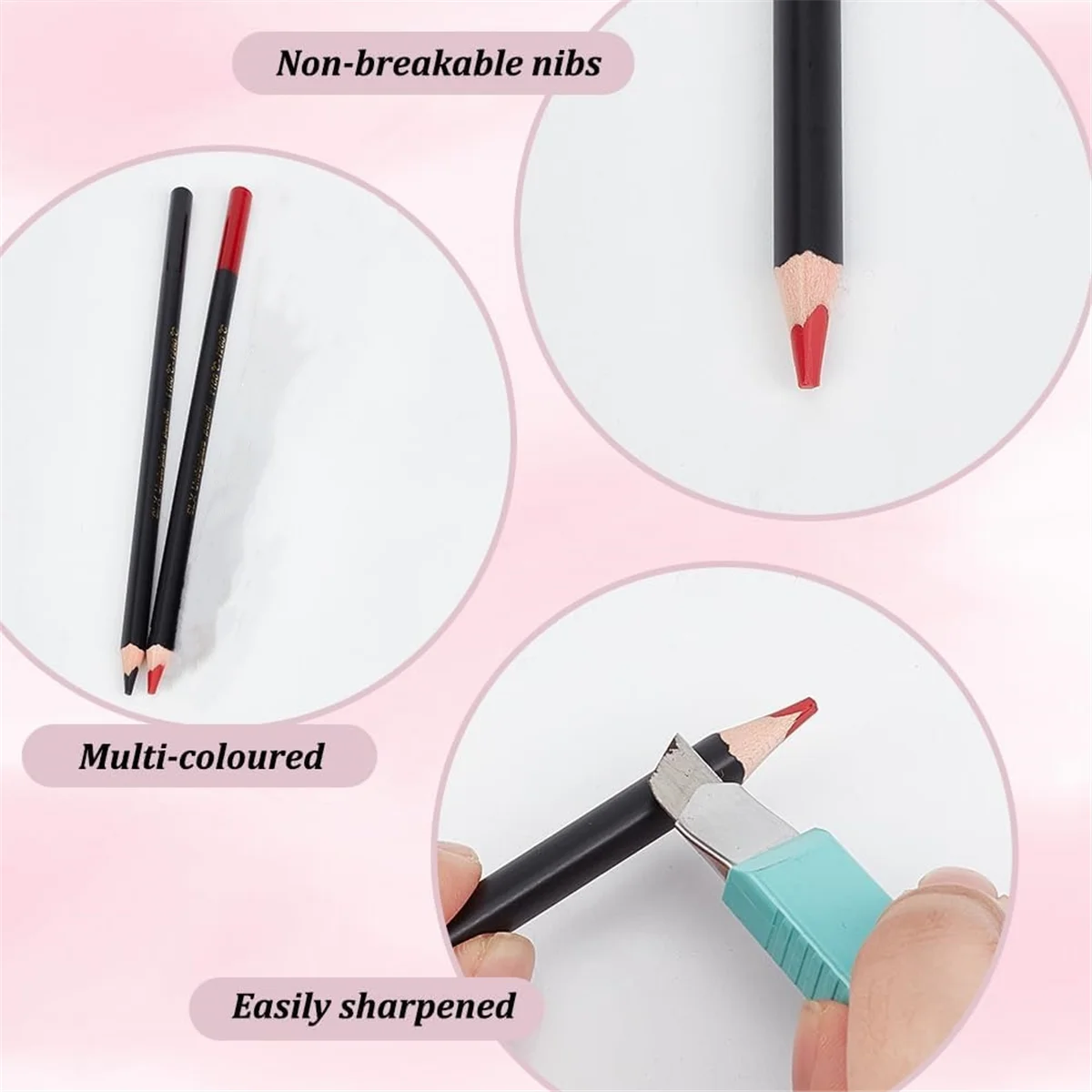 

ABNJ 2 Colors Underglaze Pencils Ceramic Glaze Pen Pencil Glaze Tools for Pottery Ceramic Art DIY Pencil Decorative