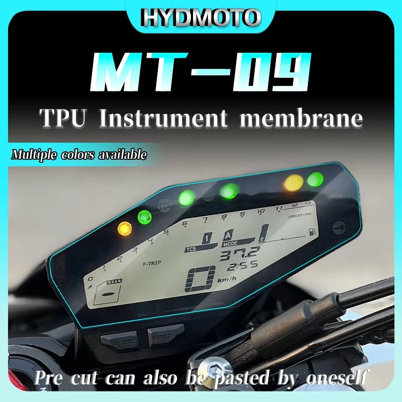 

For YAMAHA MT-09 MT09 FZ-09 FZ09 2013-2020 transparent Instrument film lamp film scratch repair modification accessories