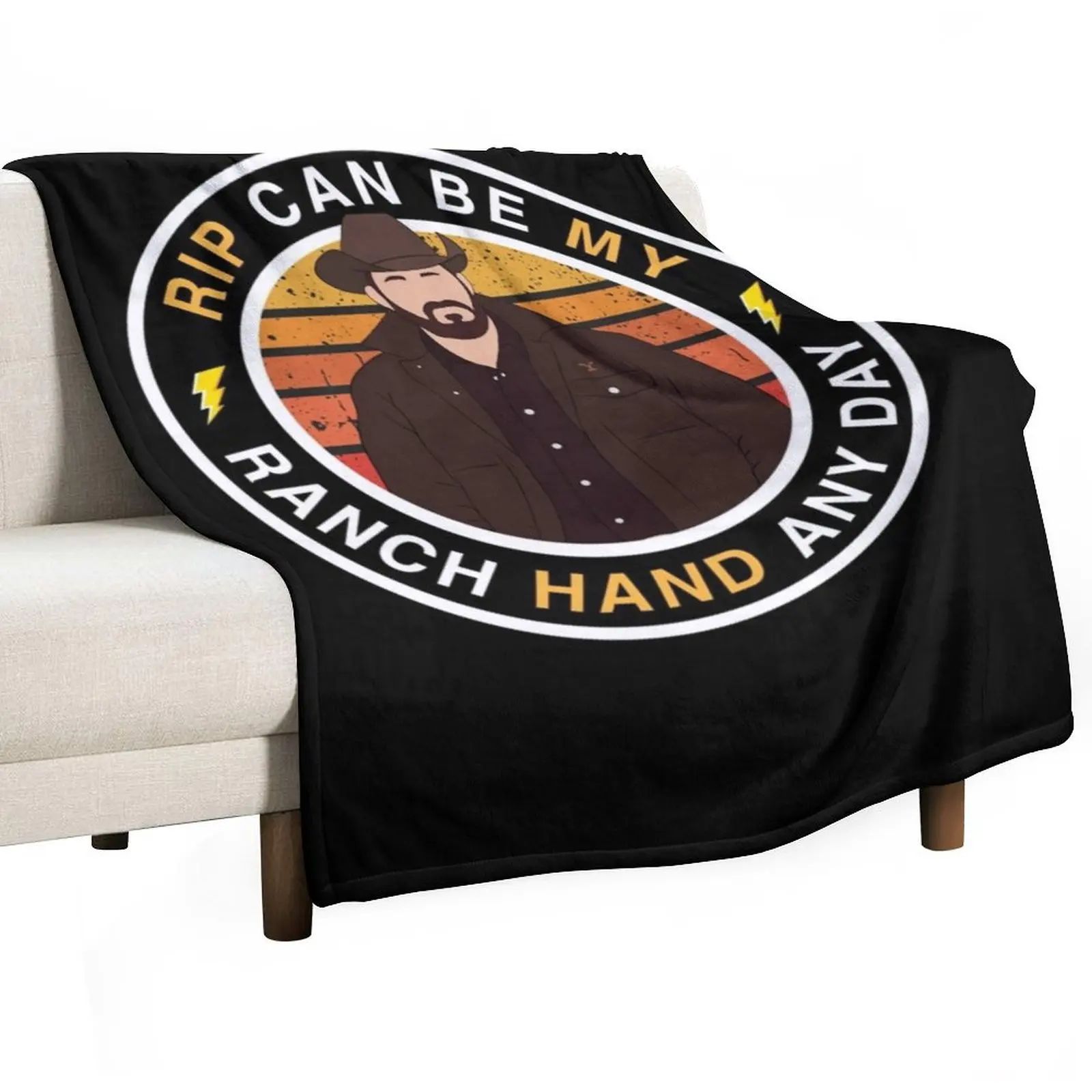 

Rip can be my ranch hand any day. Rip Wheeler. Yellowstone. Essential Throw Blanket