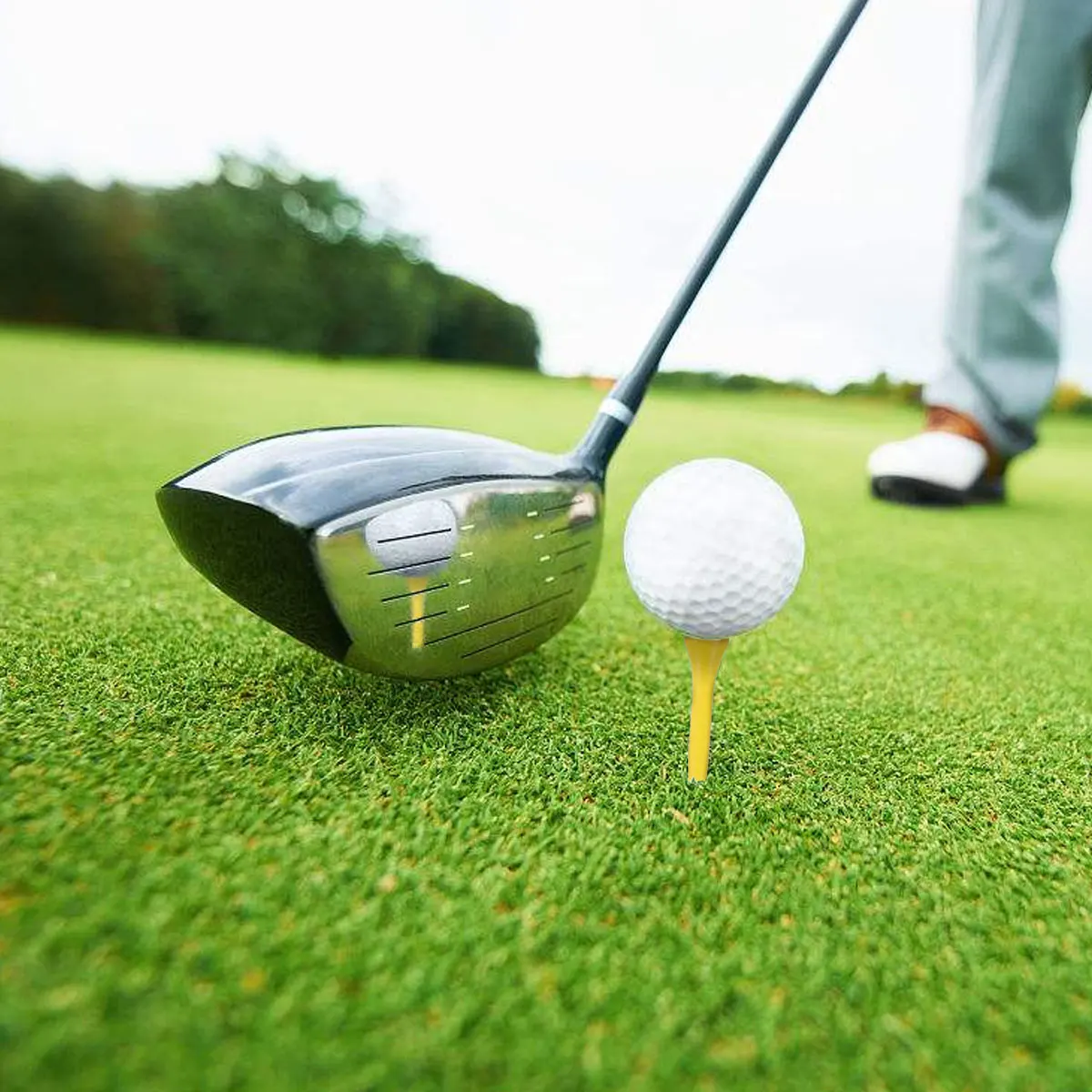 

100Pcs Golf Tees 8.3cm Strong Multi Plastic Reusable Tees Longer Straight Drives Environmentally Friendly Choice