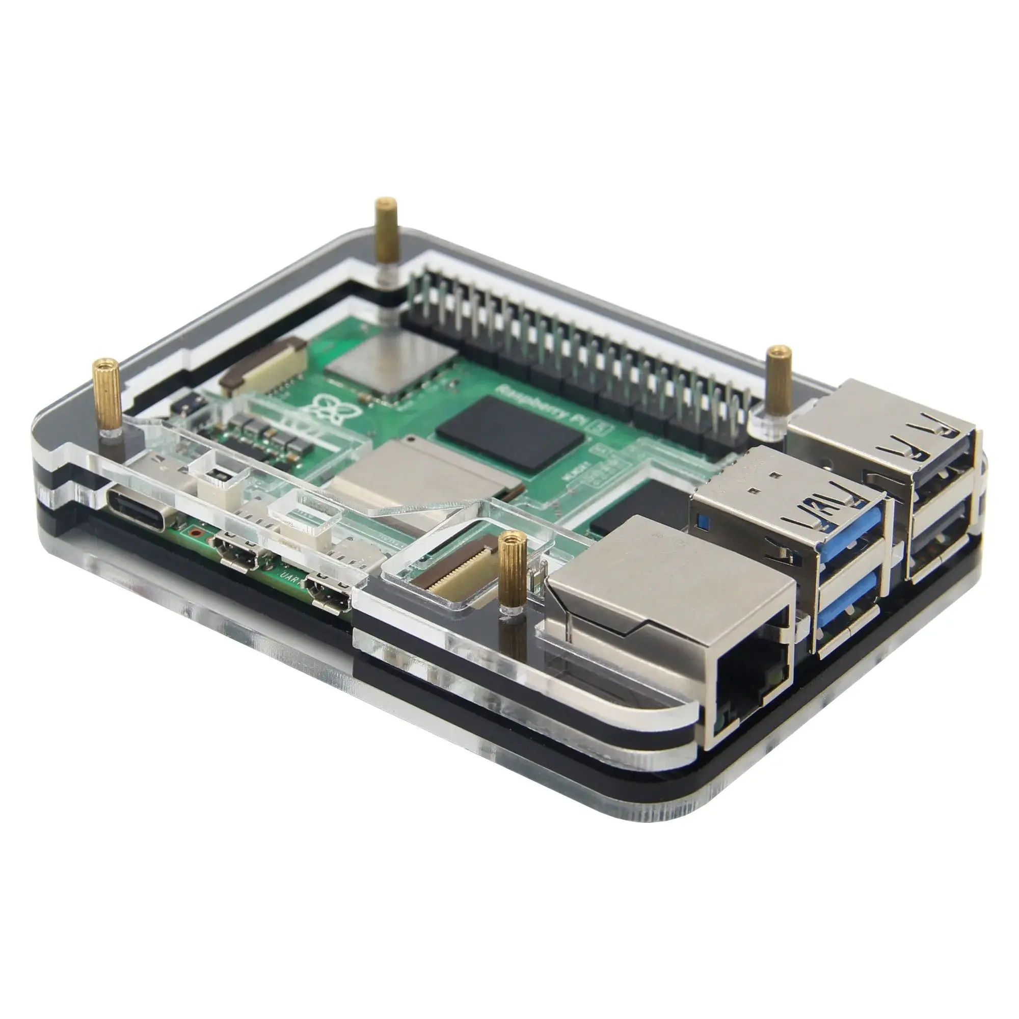 

Корпус Raspberry Pi 5, акриловый корпус для RPI 5, не включает плату Pi 5