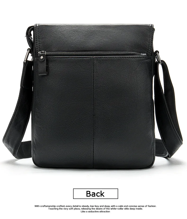 100% حقيبة كتف جلدية للرجال حقيبة جلد طبيعي أسود للرجال مصمم حقائب جلدية حقائب ساعي مموهة حقائب اليد