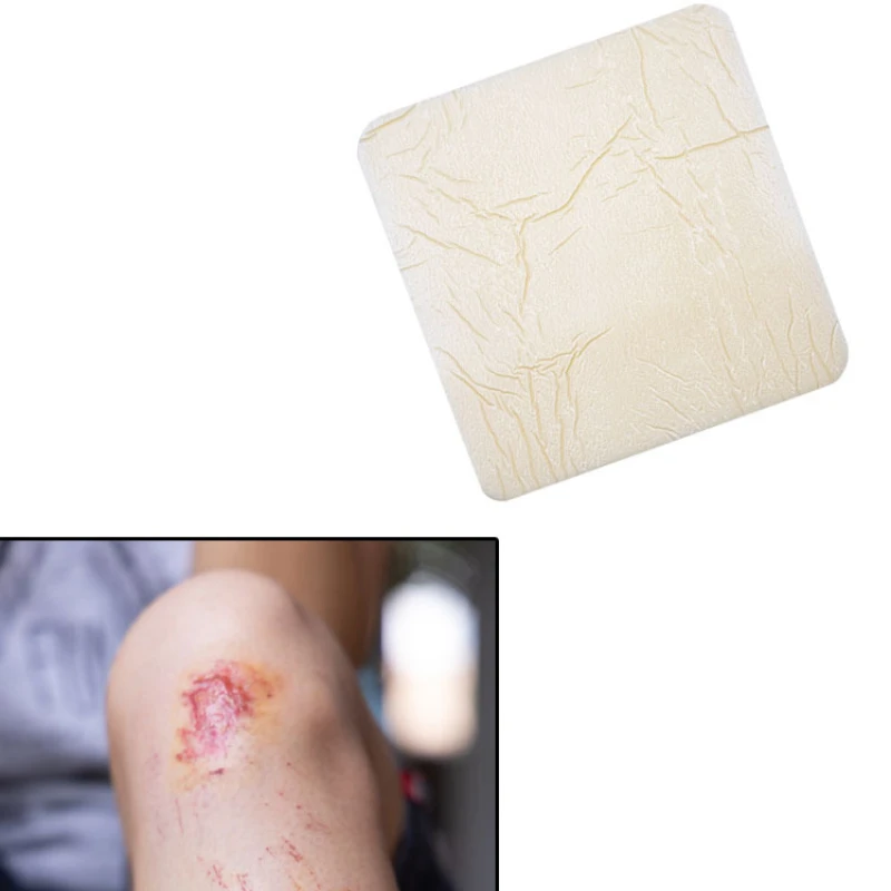 5/10/20pcs Wound Hydrocolloid Dressing Polyurethane Foam Dressing Highly Absorbent Medical Sterile Wound Ulcer Healing Patch
